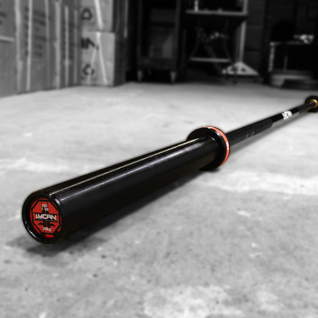 Lycan Fitness - All Black Pro Barbell - Weight Bars - Revive and Lift