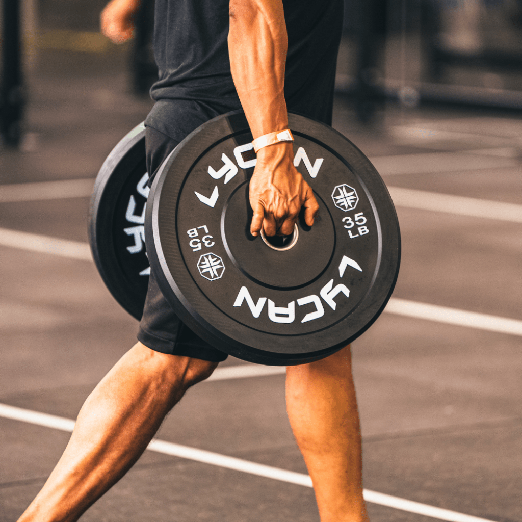 Lycan Fitness - Black Rubber Bumper Plates - Weight Plates - Revive and Lift