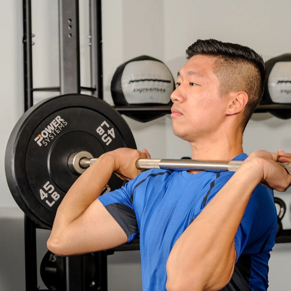 Power Systems - 7' Premium Olympic Barbell - Weight Bars - Revive and Lift