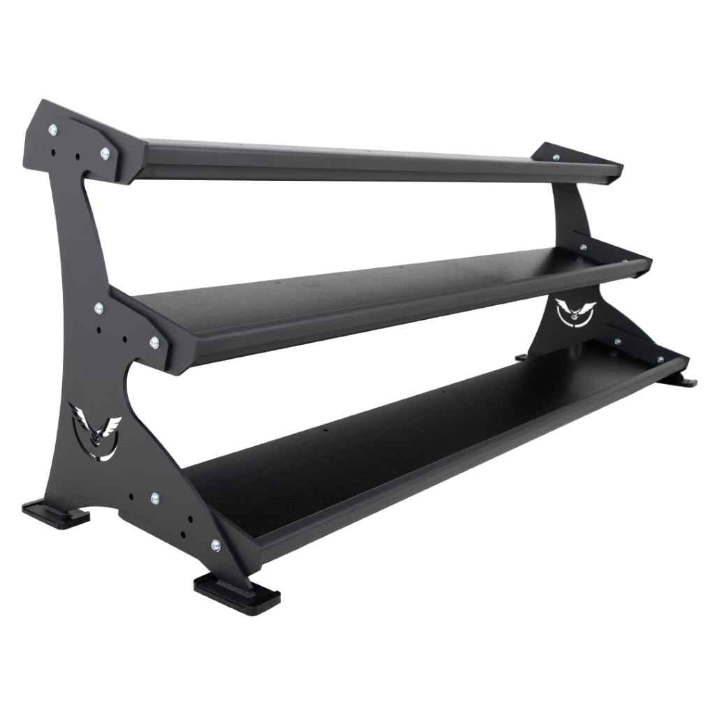 Defiant Strength - Defiant 3 Tier Adjustable Tray Rack System - Dumbbell Storage