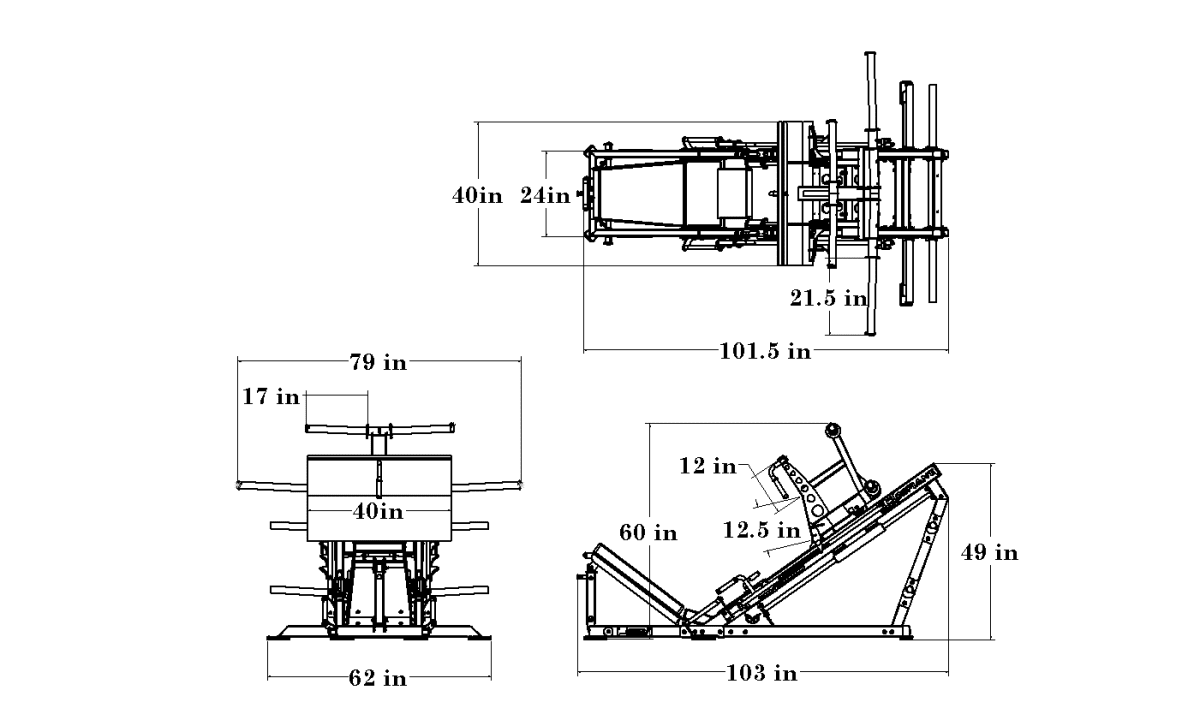 Defiant Strength - Defiant Strength DS919 35 - Degree Linear Leg Press - Plate Loaded