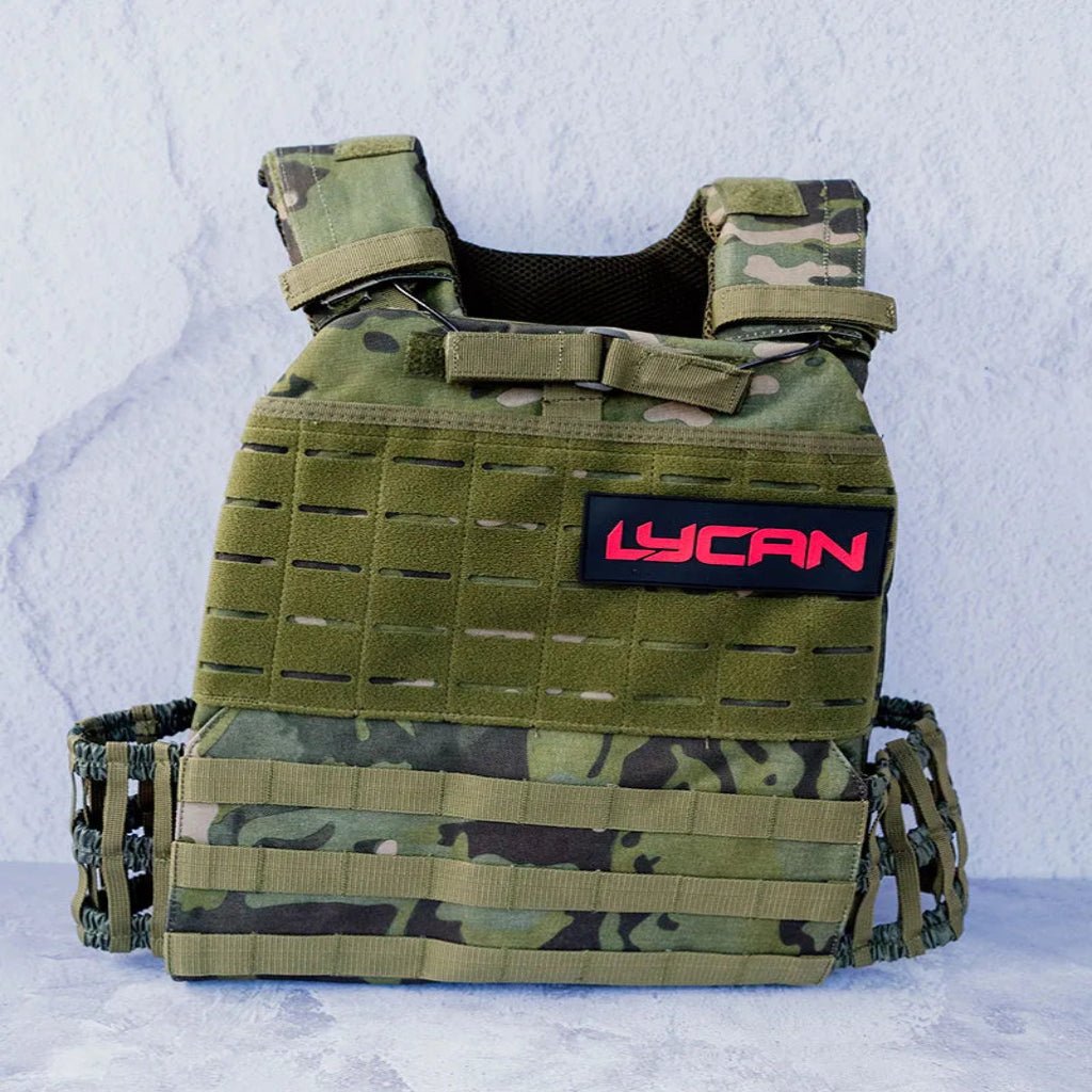 Lycan Fitness - Men's 20 lb Weighted Tactical Vest - Weighted Vest - Revive and Lift
