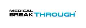 Logo of 'Medical Breakthrough' with a blue and black color scheme.