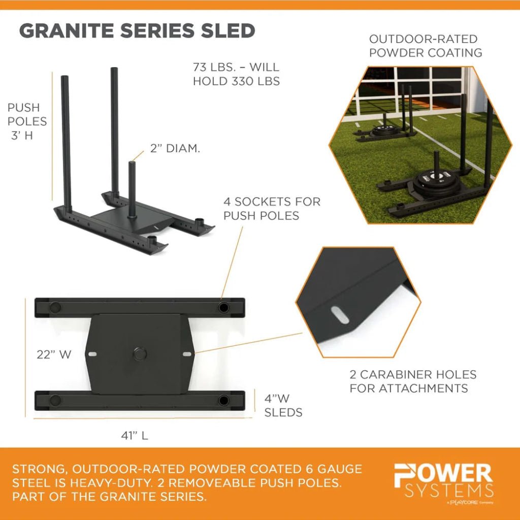 Power Systems - Granite Series Sled - Functional Training - Revive and Lift