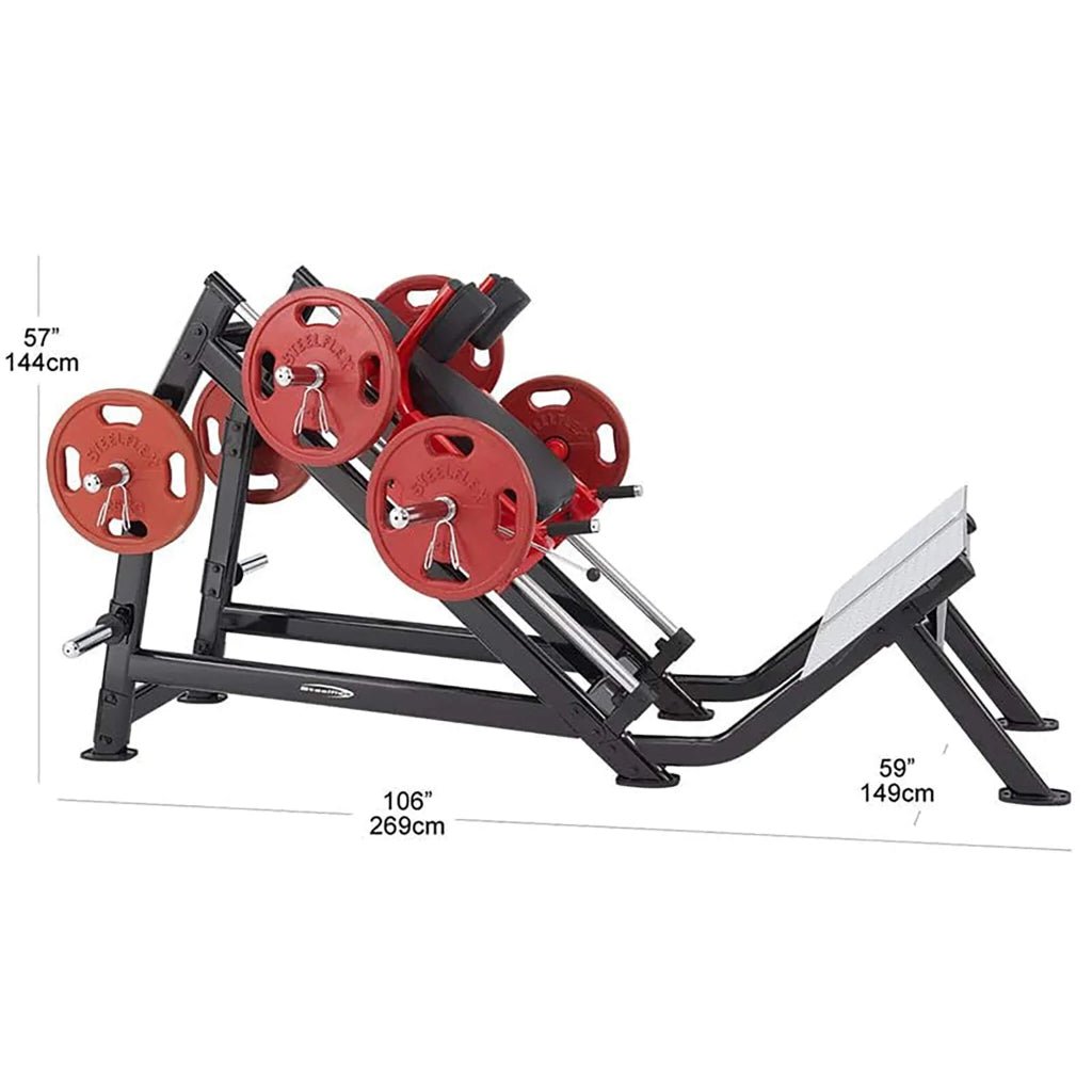 SteelFlex - Steelflex® PLHP Hack Squat Machine - Plate Loaded - Revive and Lift