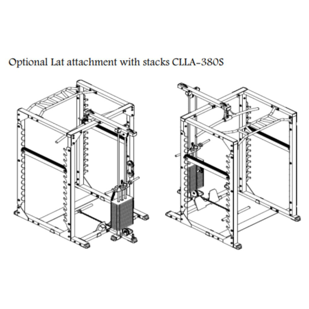 SteelFlex - Power Rack 380 - Power Rack - Revive and Lift