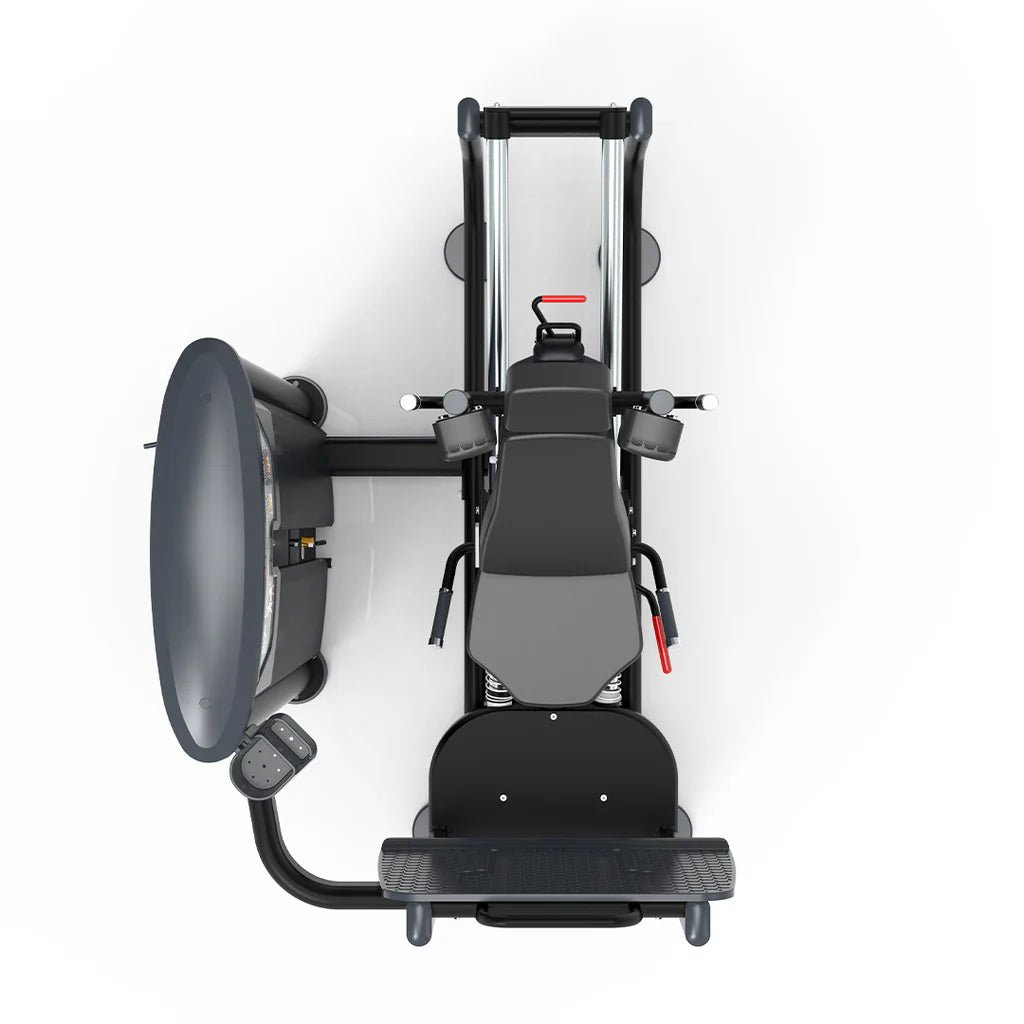 TKO Strength & Performance - TKO 7016 Selectorized Seated Leg Press Hack Squat - Selectorized