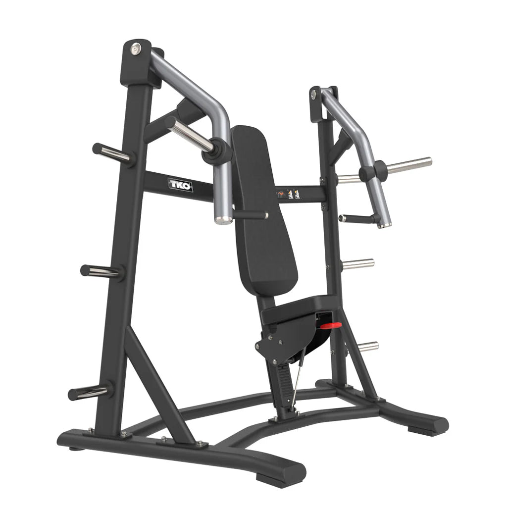 TKO Strength & Performance - TKO 701IP Iso - Lateral Incline Chest Press Machine - Plate Loaded