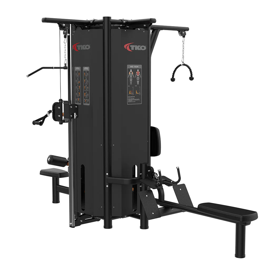 TKO Strength & Performance - TKO 7031B 4 - Stack Jungle Gym Machine - Multi - Gym