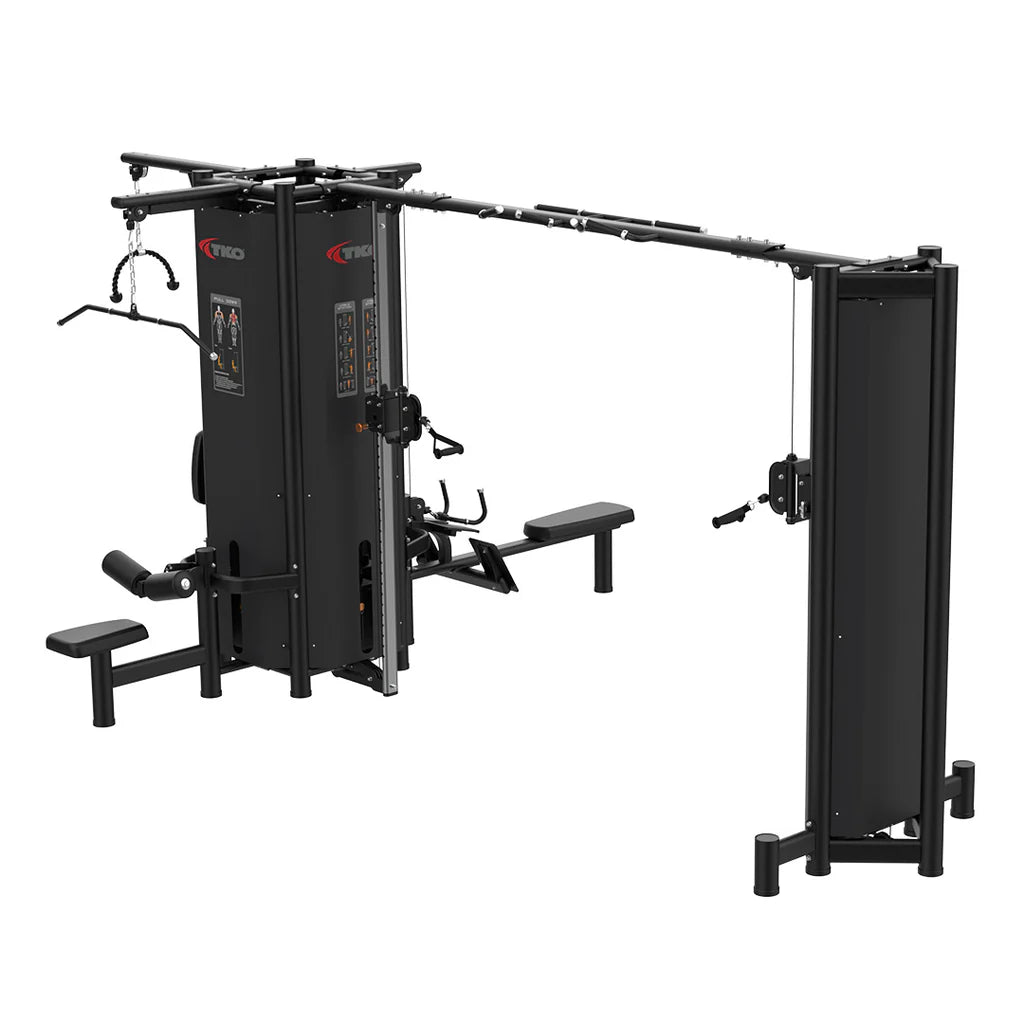 TKO Strength & Performance - TKO 7032B 5-Stack Jungle Gym Cable Machine - Multi - Gym