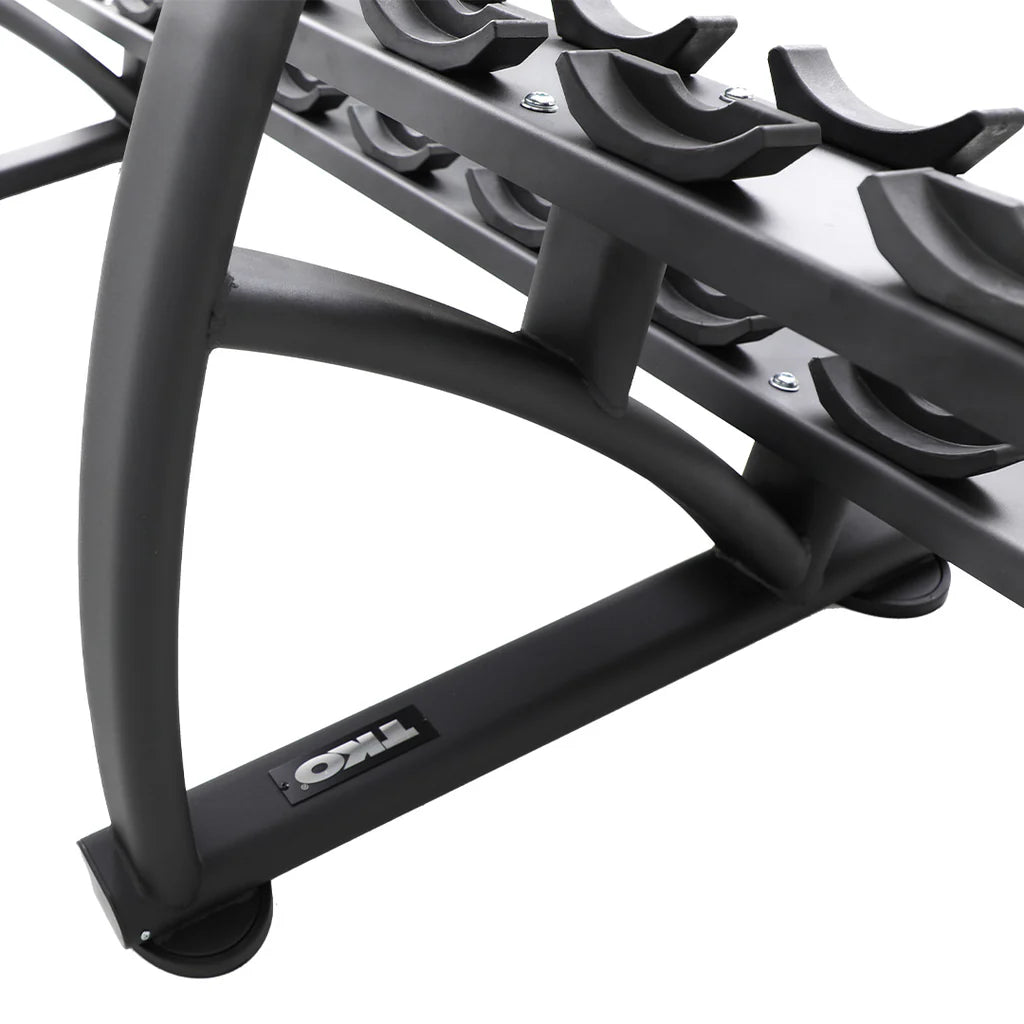 TKO Strength & Performance - TKO 7052B 15 Pair Dumbbell Rack - Dumbbell Storage