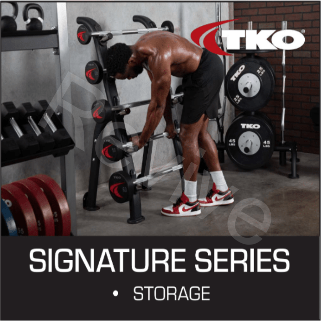 TKO Strength & Performance - TKO 7052B 15 Pair Dumbbell Rack - Dumbbell Storage
