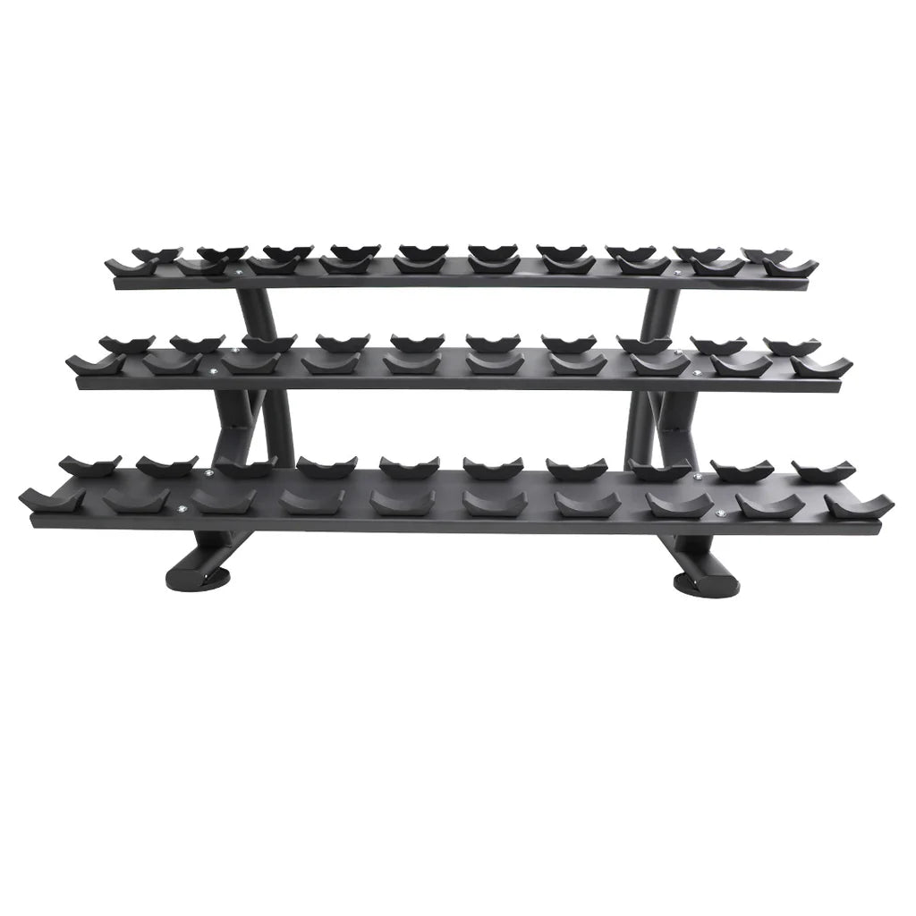 TKO Strength & Performance - TKO 7052B 15 Pair Dumbbell Rack - Dumbbell Storage