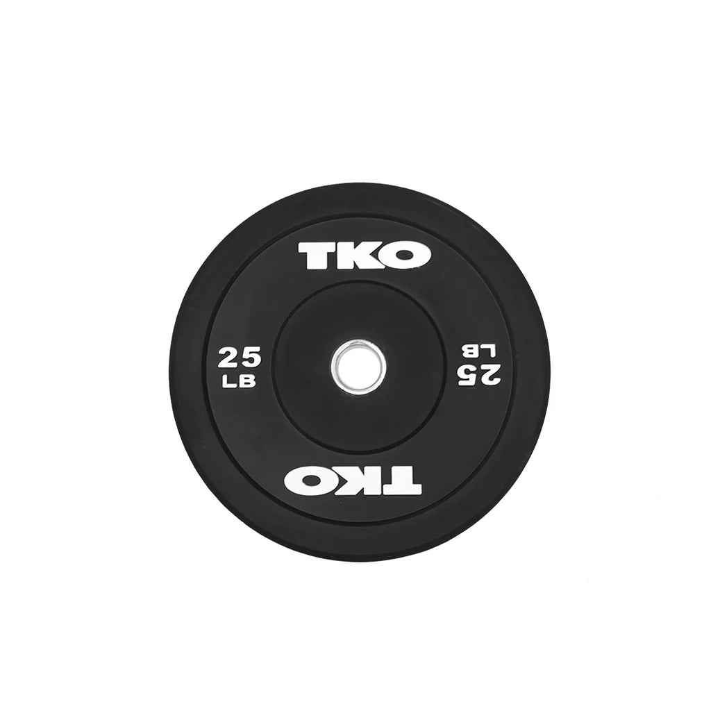 TKO Strength & Performance - TKO 802BP Olympic 230lb Rubber Bumper Plates Set - Weight Plate Set