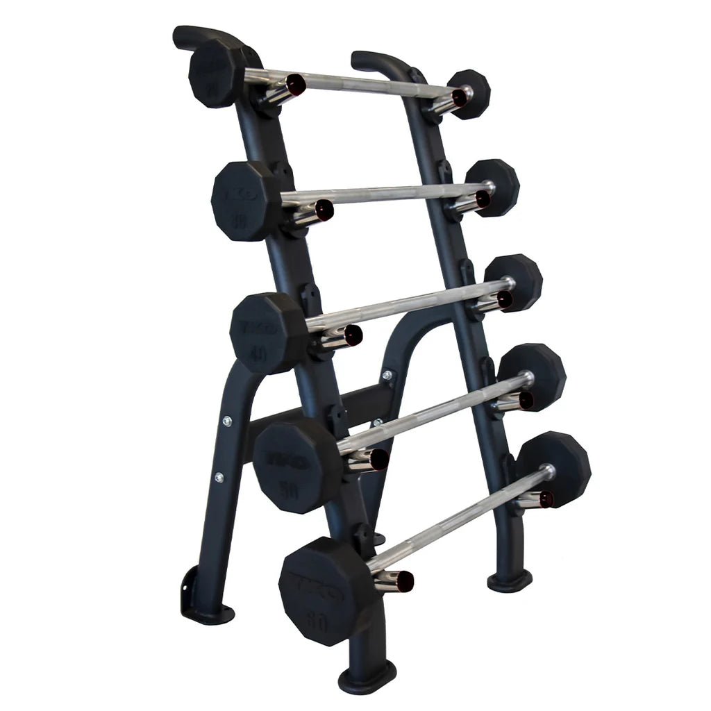 TKO Strength & Performance - TKO 845BBR 5 Fixed Barbell Rack - Barbell Storage