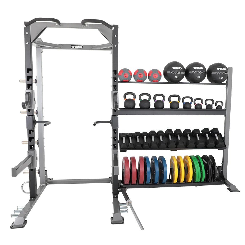 TKO Strength & Performance - TKO 921HR - STRG Half Rack with Storage System - Half Rack