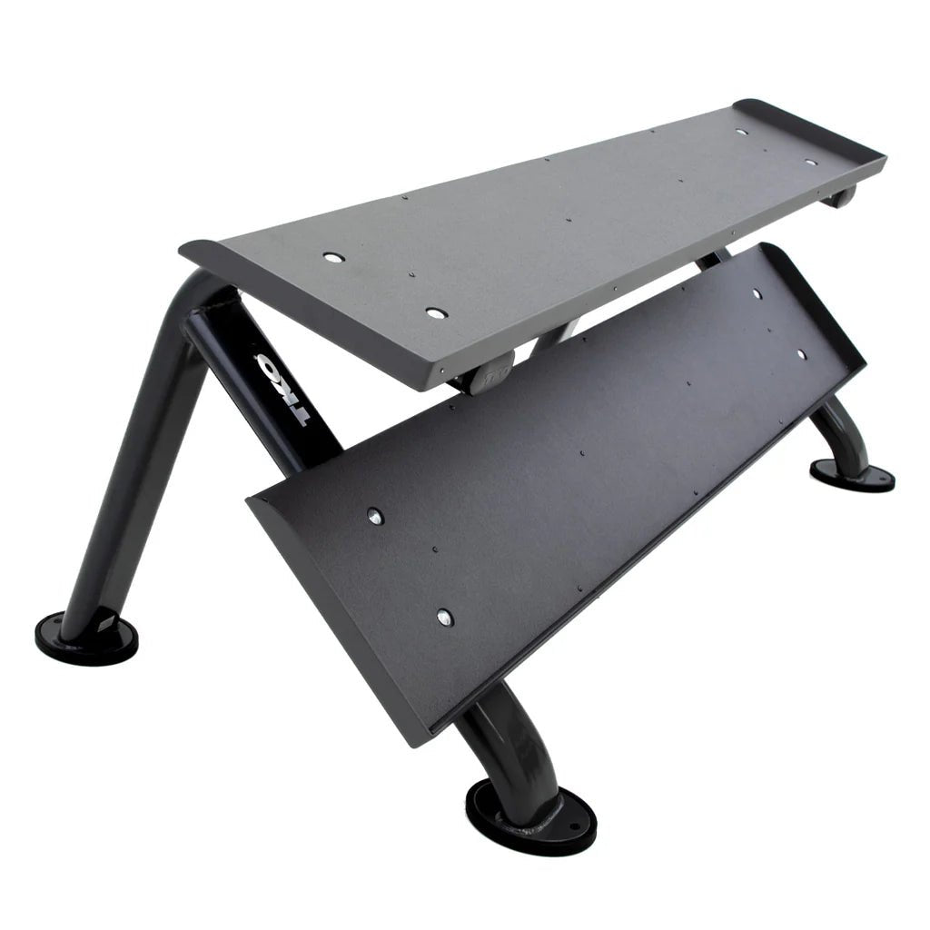 TKO Strength & Performance - TKO S889 Heavy - Gauge 2 - Tier Rack with 5–50 lb Dumbbell Set - Dumbbell Set - Revive and Lift