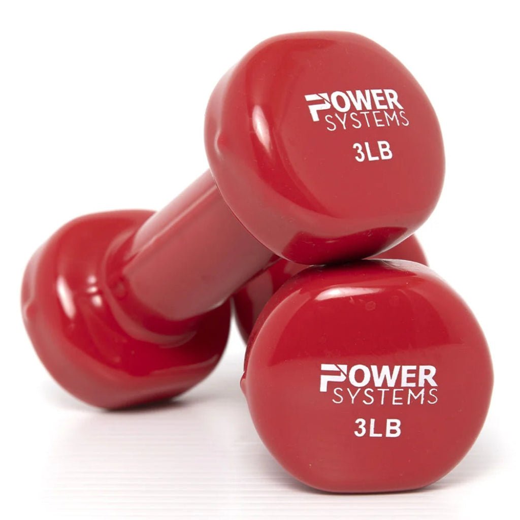 Power Systems - Deluxe Vinyl Dumbbells - Dumbbells - Revive and Lift