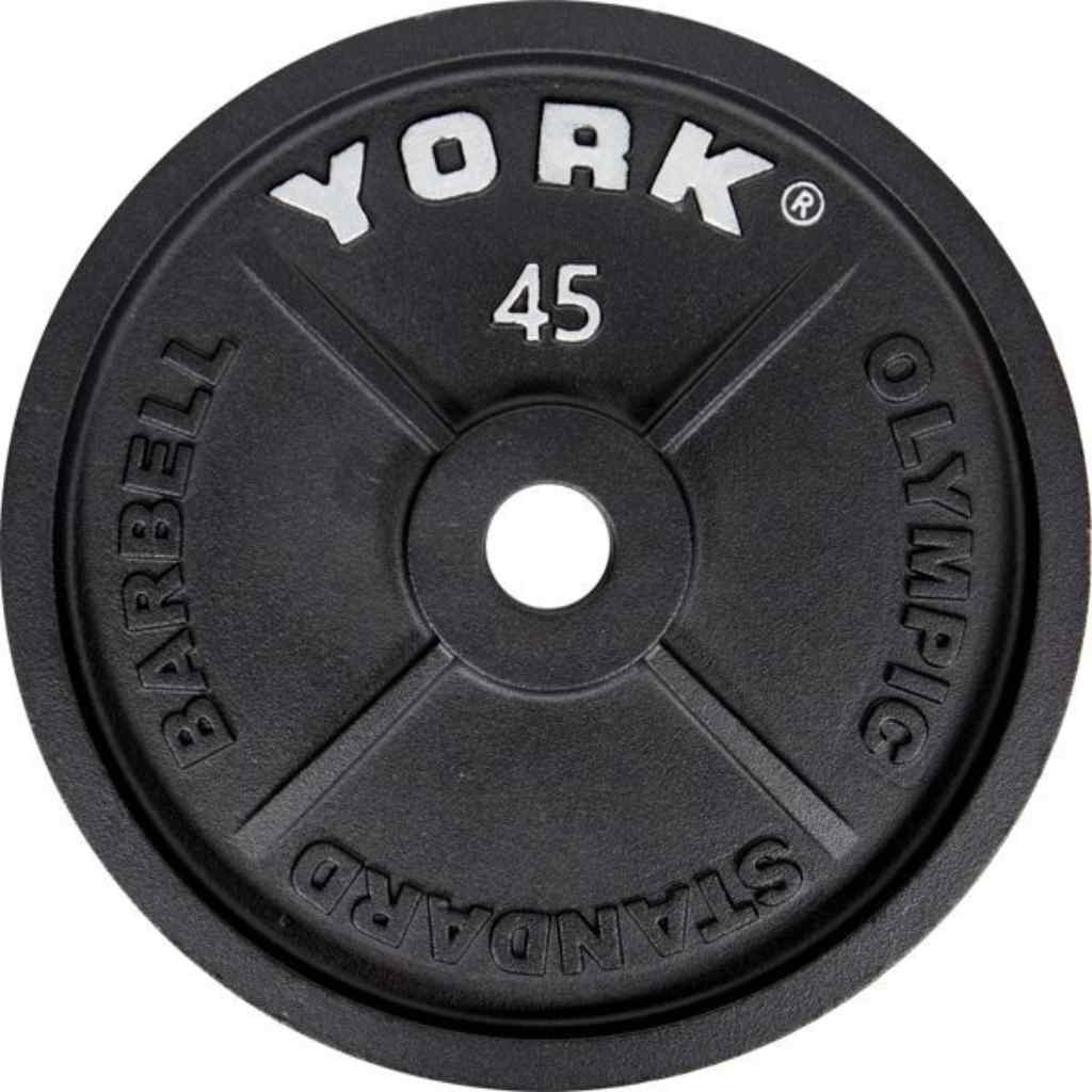York Barbell - Cast Iron Olympic Weight Plate Sets York Barbell - Weight Plate Set