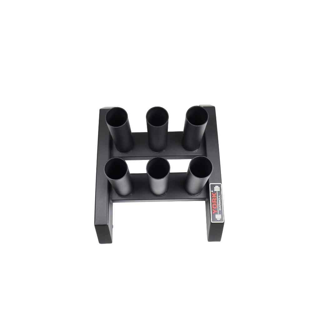 York Barbell - York Olympic Bar Holder for Vertical Storage - Barbell Storage