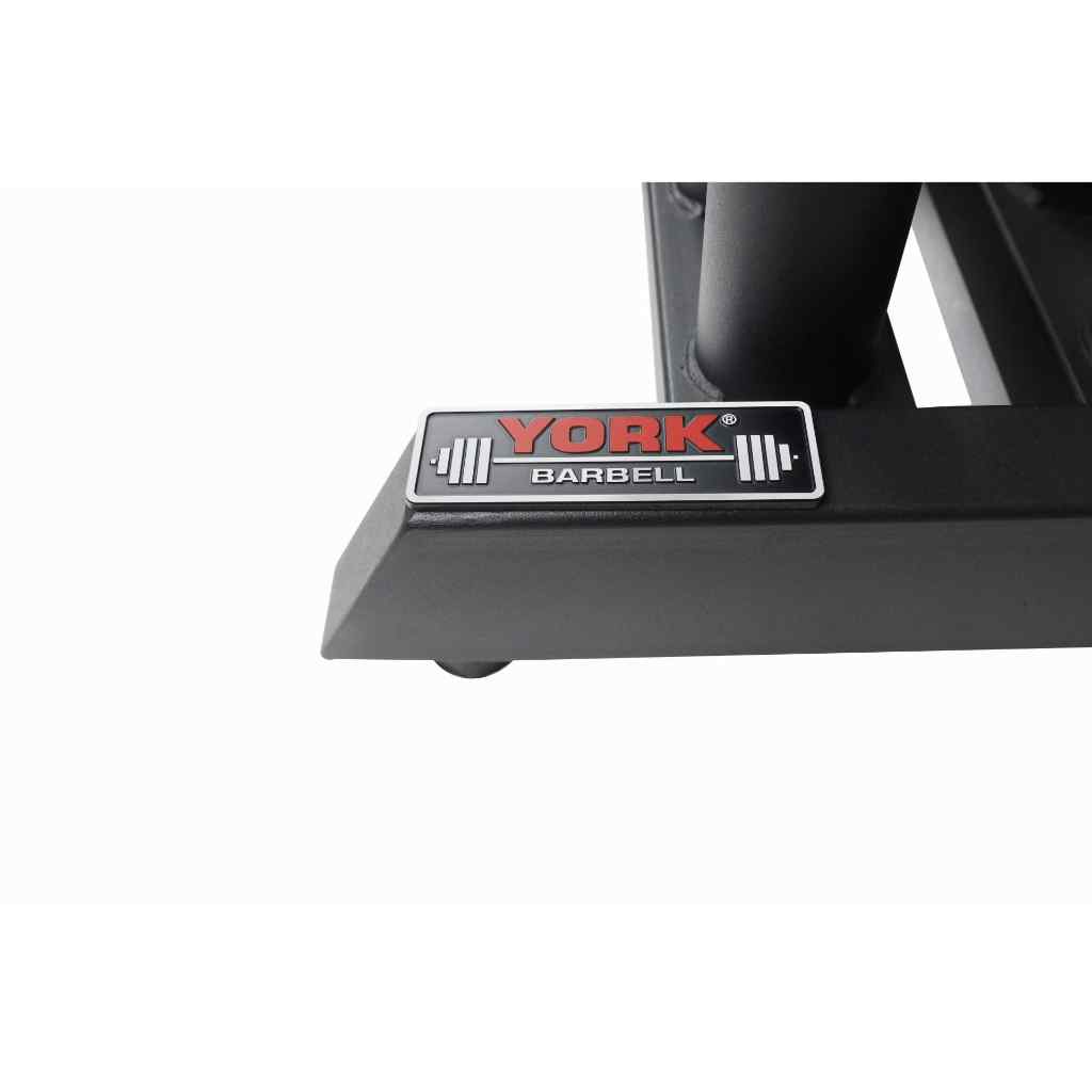 York Barbell - York Olympic Bar Holder for Vertical Storage - Barbell Storage