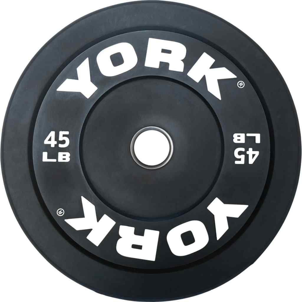 York Barbell - York Rubber Training Bumper Plate Set - Weight Plate Set