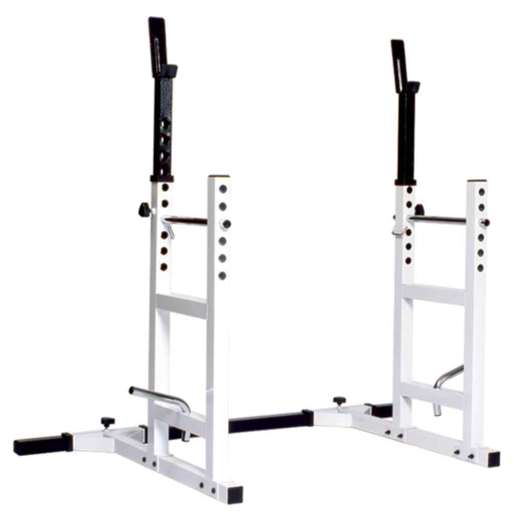 York Barbell - York Squat Rack Barbell Support Adjustable - Barbell Support