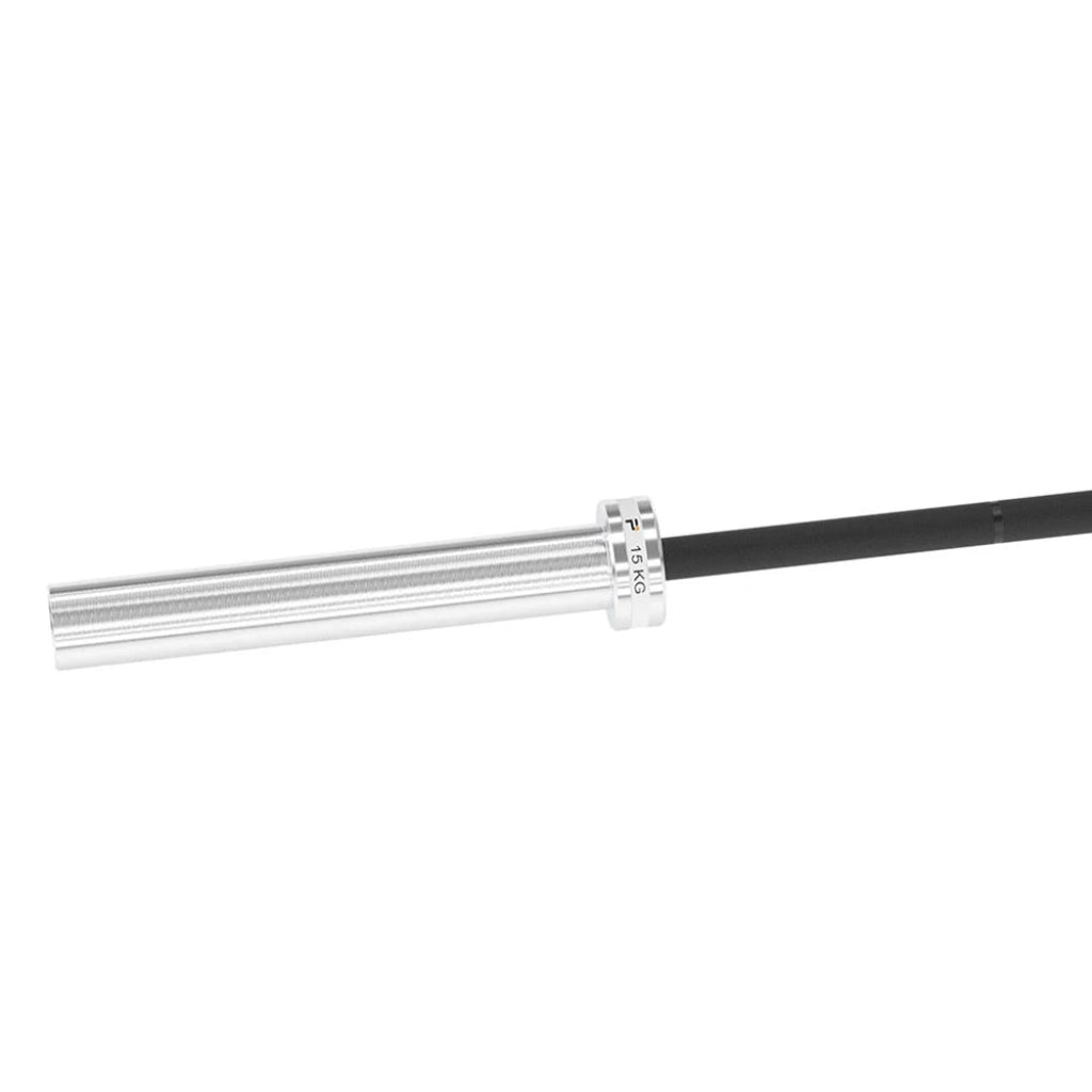 Power Systems - Women's Hybrid Barbell - White Band - Weight Bars - Revive and Lift