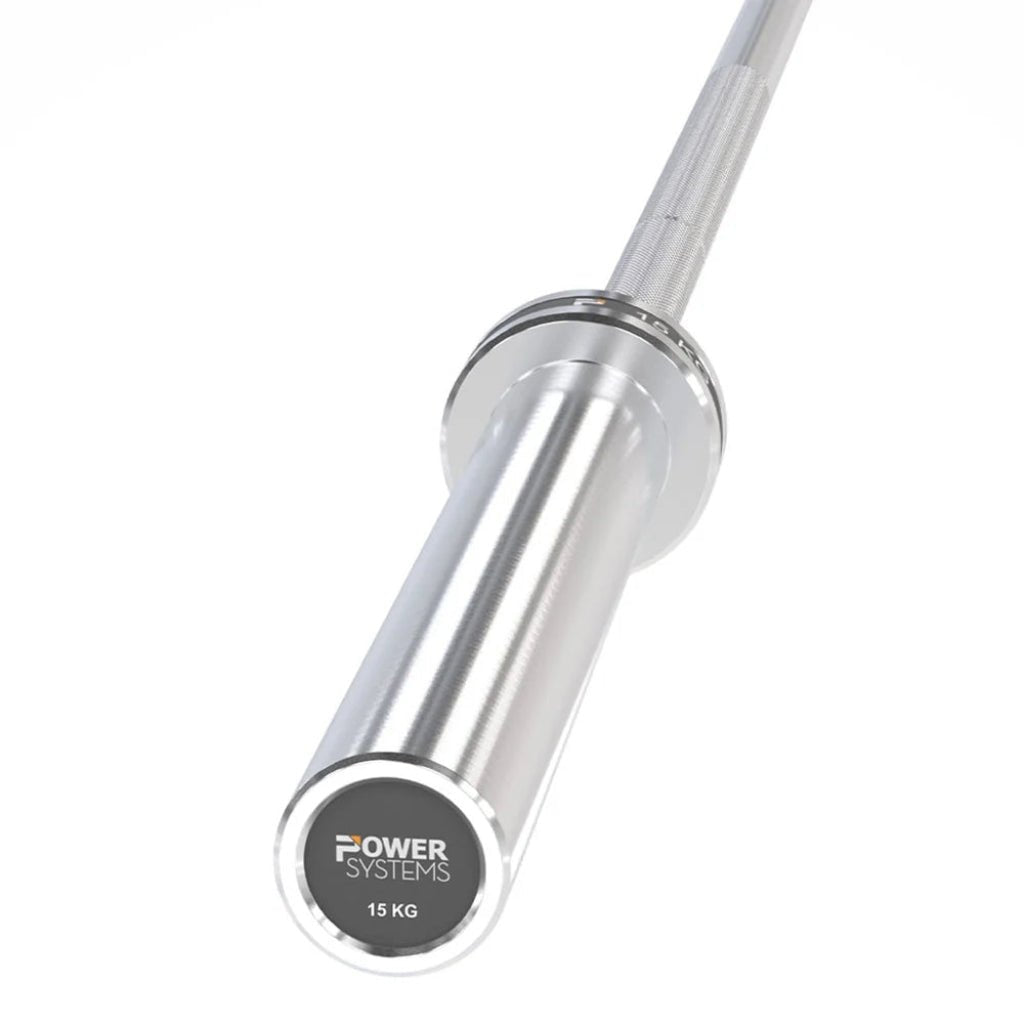 Power Systems - Women's Olympic Barbell - Gray Band - Weight Bars - Revive and Lift