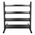 Power Systems 4 Tier Neoprene or Vinyl Dumbbell Rack - Dumbbell Storage - Power Systems
