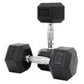 Rubber Hex Dumbbell Pairs | TKO - Dumbbells w/ Contour Handle- TKO Strength & Performance