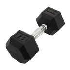 Rubber Hex Dumbbell Pairs | TKO - Dumbbells w/ Contour Handle- TKO Strength & Performance
