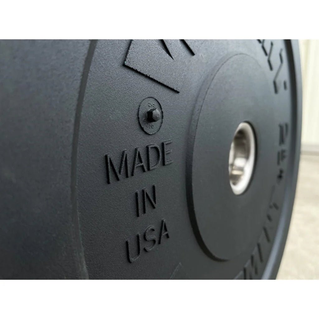 Wright AMP Bumper Plates | USA - Made Durable Gym Weights - Weight Plates - Power Systems