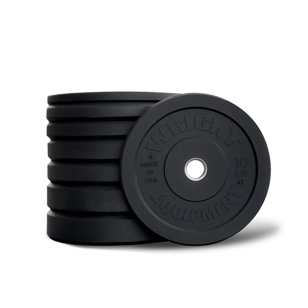 Wright AMP Bumper Plates | USA - Made Durable Gym Weights - Weight Plates - Power Systems