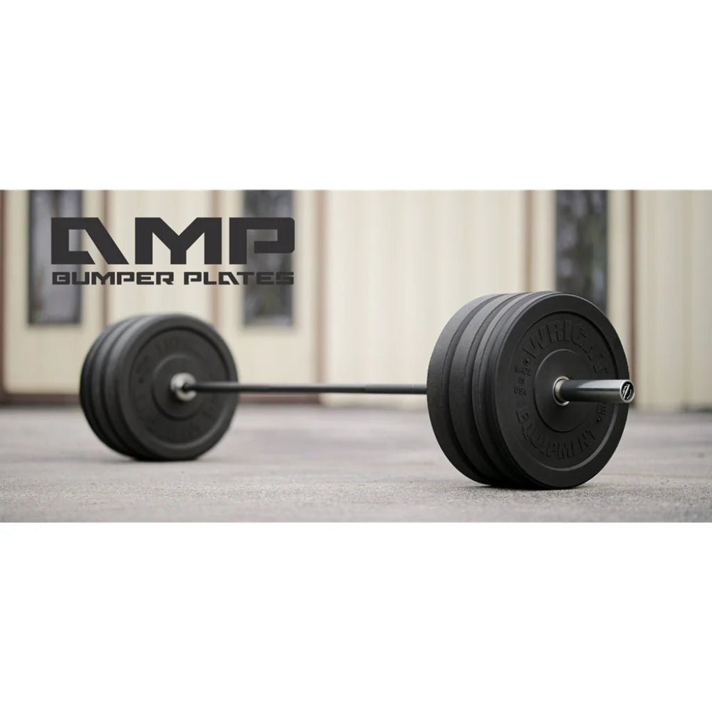 Wright AMP Bumper Plates | USA - Made Durable Gym Weights - Weight Plates - Power Systems