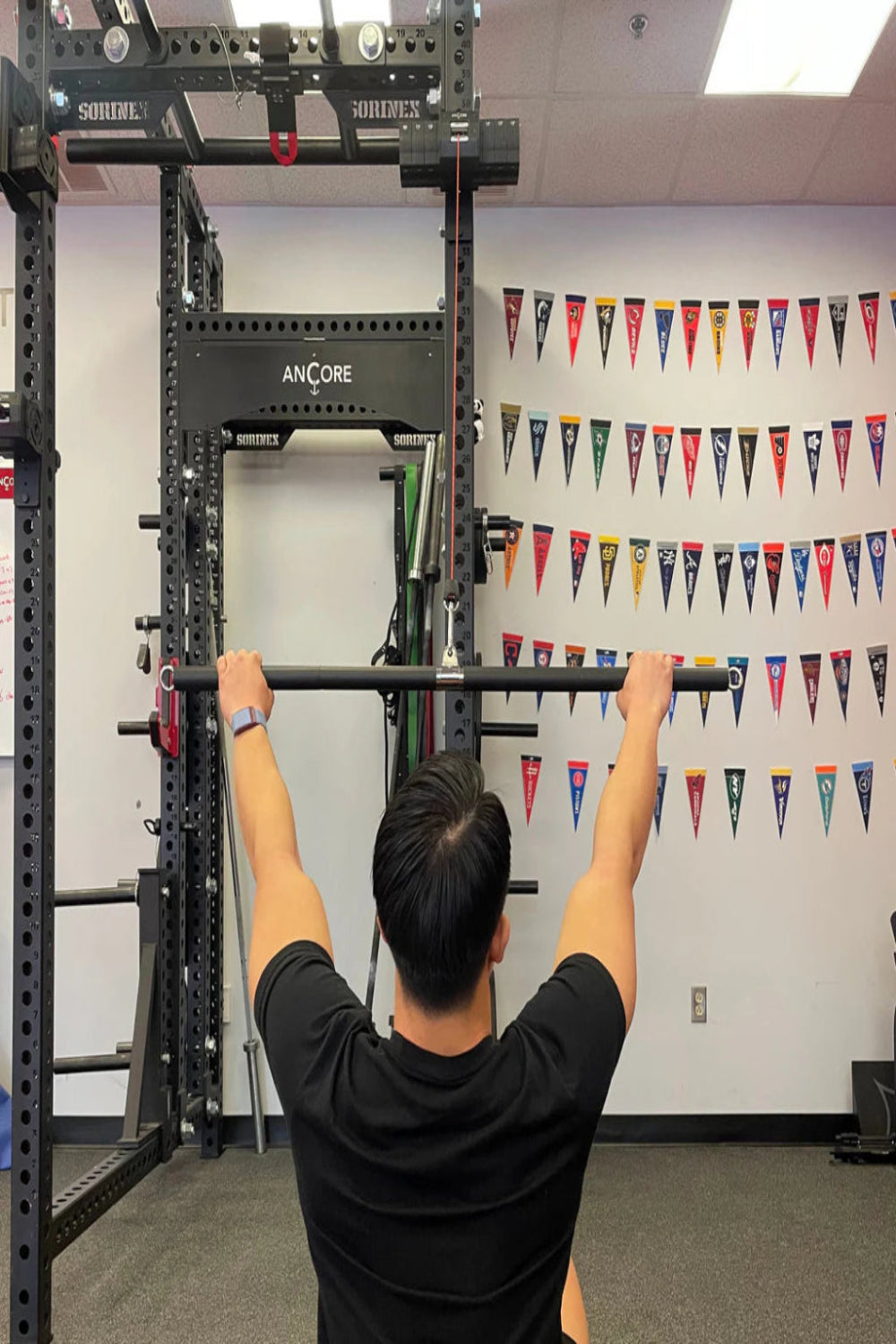 ANCORE Straight Bar – Portable 360° Cable Training Bar - Ancore Attachment - Ancore Training