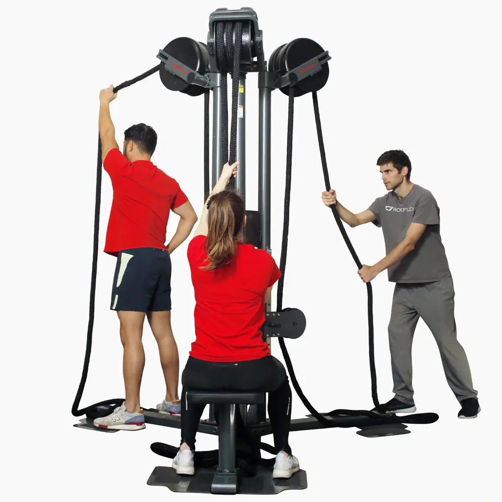Ropeflex RX2500T DSS Tri - Station Oryx Rope Trainer - Rope Trainer - RopeFlex