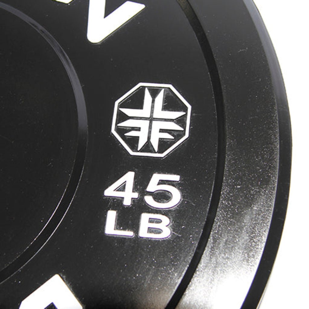 Lycan Fitness - Black Rubber Bumper Plates - Weight Plates - Revive and Lift