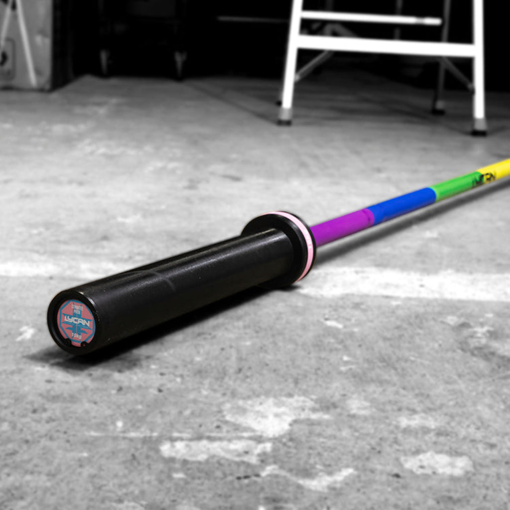 Lycan Fitness - Cerakote Pro Rainbow Barbell - Weight Bars - Revive and Lift