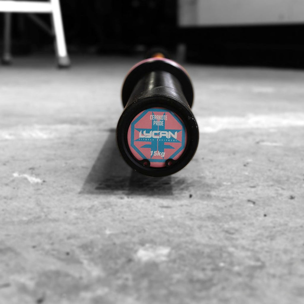 Lycan Fitness - Cerakote Pro Rainbow Barbell - Weight Bars - Revive and Lift