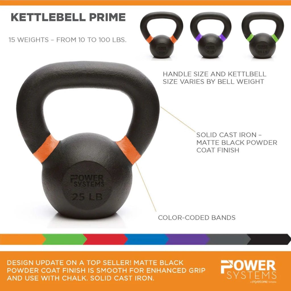 Kettlebell Prime | Power Systems Cast Iron Kettlebells - Kettlebell - Power Systems