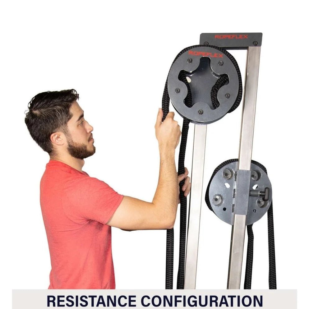 Endless Rope Trainer Machine RX1500 Upright Rope Training Station | Dual-User Rope System – Revive ...