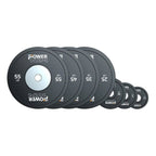 Power Systems Training Plates Black | Durable Bumper Plates - Weight Plates - Power Systems