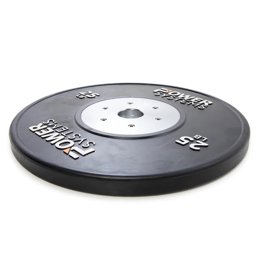 Power Systems Training Plates Black | Durable Bumper Plates - Weight Plates - Power Systems
