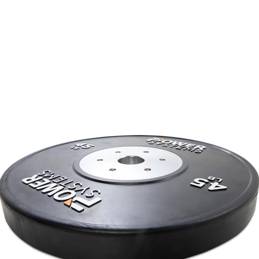 Power Systems Training Plates Black | Durable Bumper Plates - Weight Plates - Power Systems