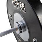 Power Systems Training Plates Black | Durable Bumper Plates - Weight Plates - Power Systems