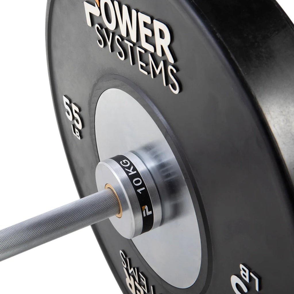 Power Systems Training Plates Black | Durable Bumper Plates - Weight Plates - Power Systems