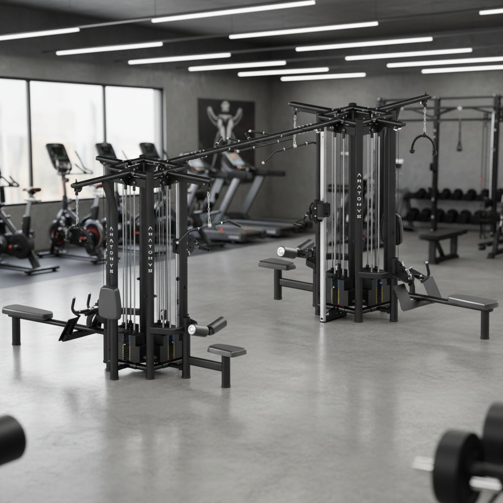 FLEXORA 8-Stack Multi Station | Anatomy Fitness - Multi-Stack - Anatomy Fitness