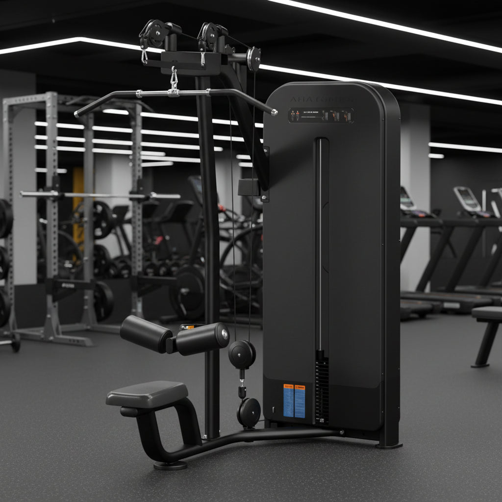 FLEXORA Commercial Lat Pulldown | Anatomy Fitness - Selectorized - Anatomy Fitness