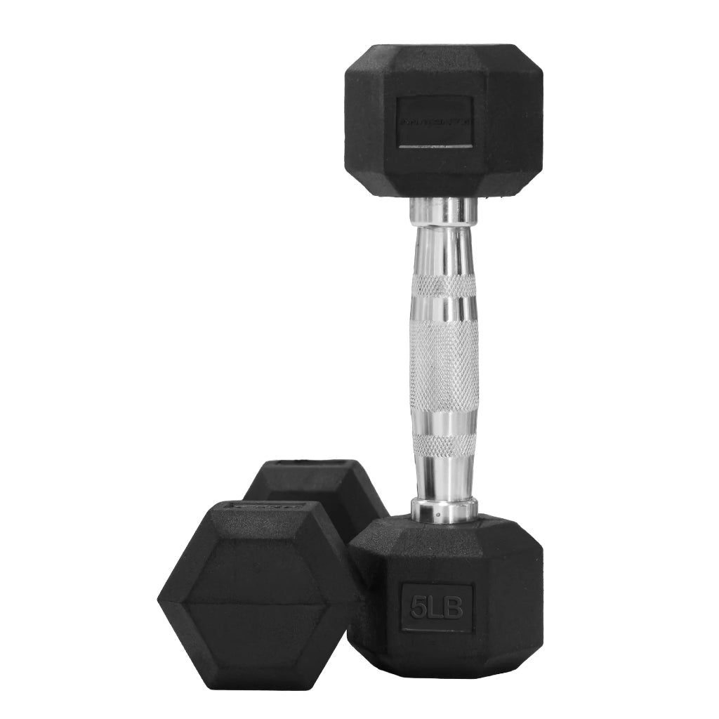 Hex Rubber Dumbbell Sets | Anatomy Fitness - Dumbbell Set - Anatomy Fitness